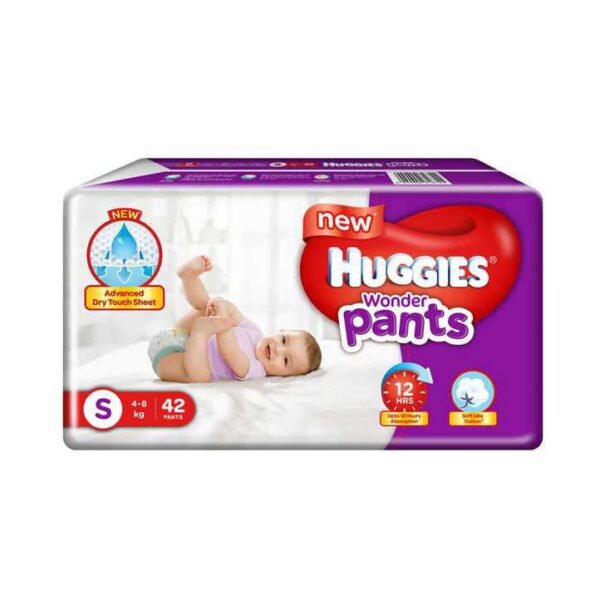 Huggies wonder pants Diaper S (4-8kg) 42pcs