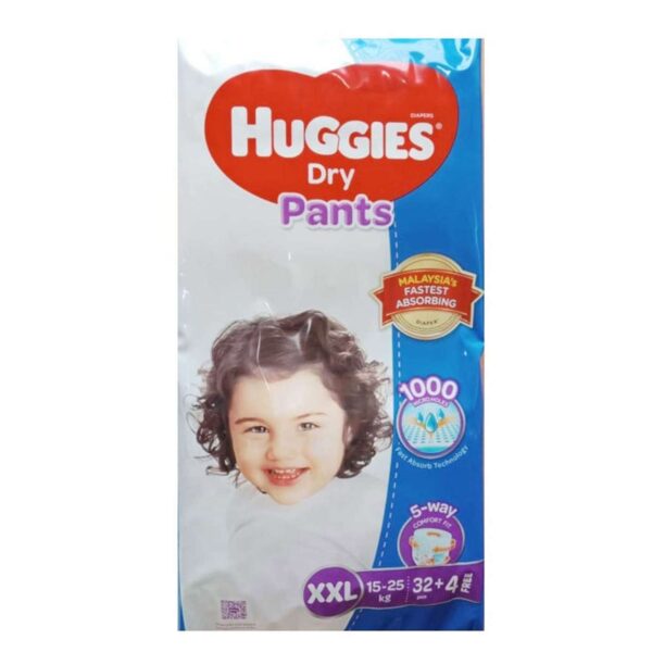 Huggies wonder pants XXL (15-25kg) 32+4pcs
