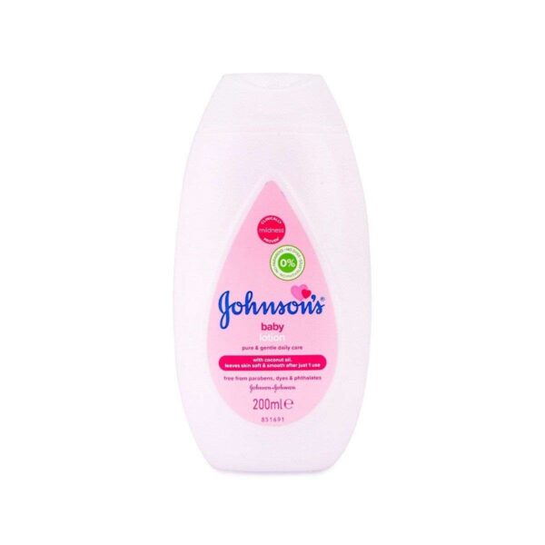 Johnson's Moisturizing Pink Baby Lotion with Coconut Oil - 200ml