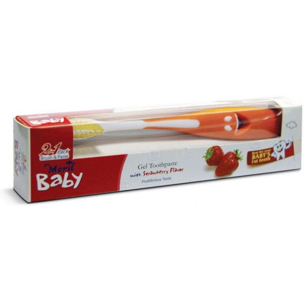 Meril Toothpaste with toothbrush