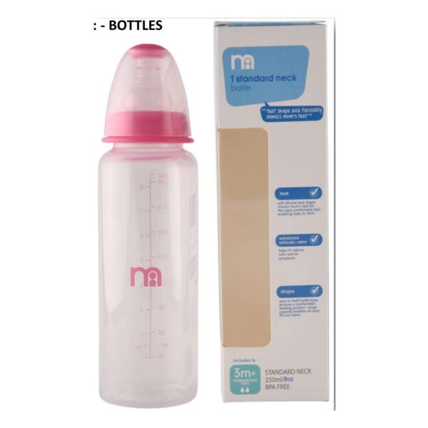 Mother Care Baby Standard Neck Bottle 250ml