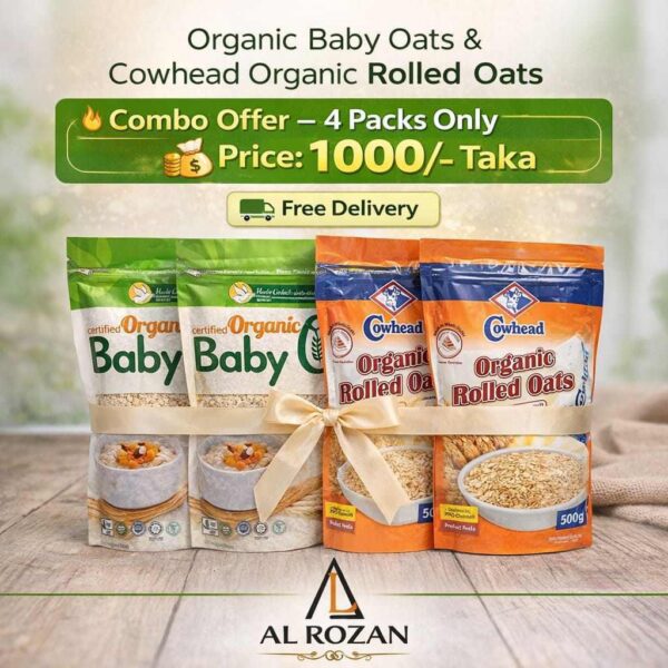 Organic Baby Oats and Rolled Oats - 2 Kg